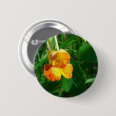 Jewel Weed, wilde bloem Ronde Button 5,7 Cm (Voorkant /achterkant)