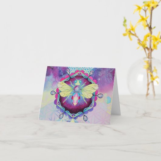 Jewel-y Bee Kaart (Gele Bloem)