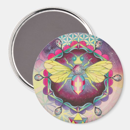 Jewel-y Bee Magneet (Voorkant / Achterkant)