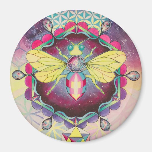 Jewel-y Bee Magneet (Voorkant)