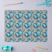 Jeweled Abalone Decoupage Tissue Tissuepapier (Craft)