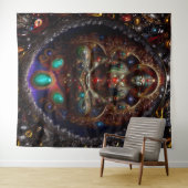 Jeweled Buddha Mother Wandkleed (In Situ (horizontaal))