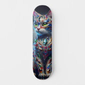 Jeweled Cat Skateboard (Voorkant)