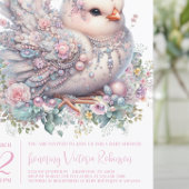 Jeweled Chick Baby shower Kaart