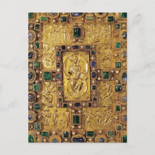 Jeweled cover - Codex Aureus van St. Emmeram Briefkaart (Voorkant)