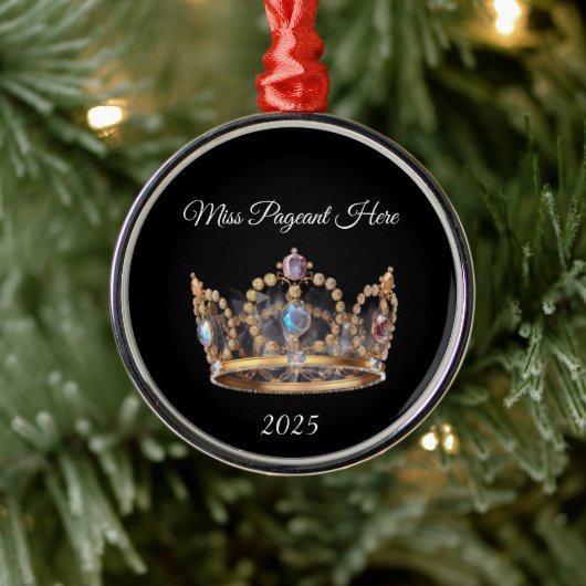 Jeweled Crown Christmas Ornament (Boom)