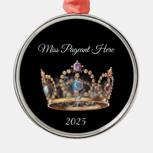 Jeweled Crown Christmas Ornament (Voorkant)