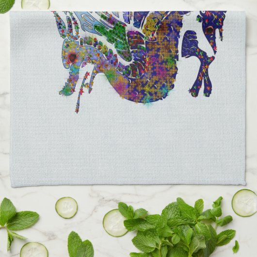 Jeweled Dragon Theedoek (Gevouwen)