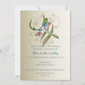 Jeweled Dragonfly Bridal Shower Invitation Kaart (Voorkant)