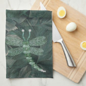 Jeweled Dragonfly Theedoek (Quarter Fold)