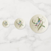 Jeweled Dragonfly Wedding Shower Table Confetti (Voorkanten)