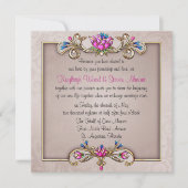 Jeweled Elegance Uitnodiging (Voorkant)