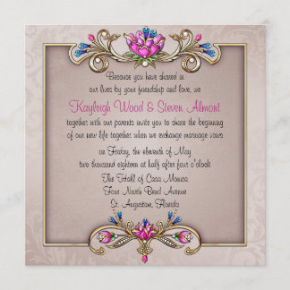 Jeweled Elegance Uitnodiging