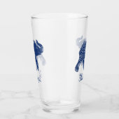 Jeweled Elephant Royal Blue Glas (Rechts)