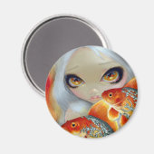 "Jeweled Fish: Silver en Gold" Magneet (Voorkant / Achterkant)