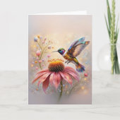 Jeweled Hummingbird Kaart (Voorkant)