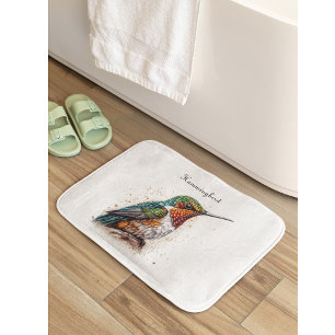 Jeweled Hummingbird Serenade, op maat Badmat