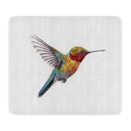 Jeweled Hummingbird Serenade Snijplank (Voorkant)