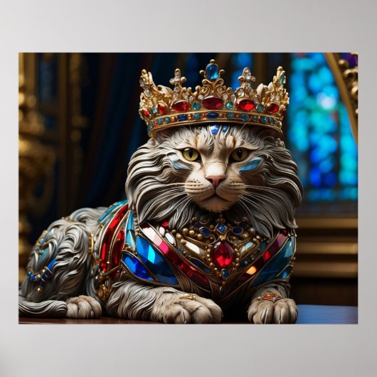 *~* Jeweled King CAT 5:4 AP68 Regal Royalty Poster (Voorkant)