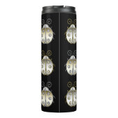 Jeweled Ladybugs Gold Silver Diamond Thermosbeker (Achterkant)