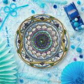 Jeweled Mandala Papieren Bordje (Feest)