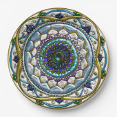 Jeweled Mandala Papieren Bordje (Voorkant)
