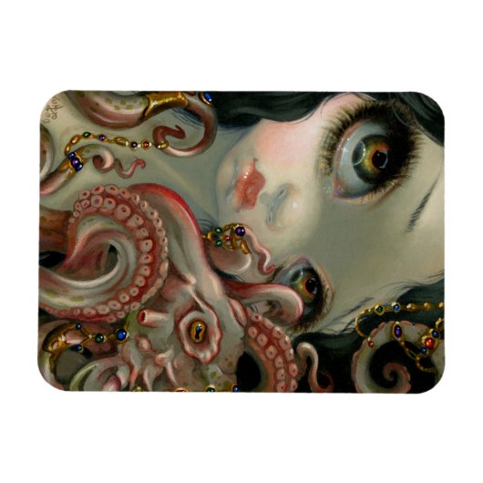 "Jeweled Octopus" Flex Magnet Magneet (Horizontaal)
