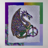 Jeweled Peace Dragon Poster (Voorkant)