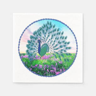 Jeweled Peacock Servet