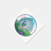Jeweled Peacock Servet (Hoek)