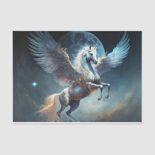 Jeweled Pegasus Tissuepapier (Voorkant)