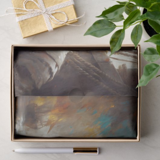 Jeweled Pirate Captain Decoupage Tissuepapier (Geschenk)