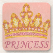 Jeweled Princess Crown door Chariklia Zaris Drankjes Onderzetter (Voorkant)