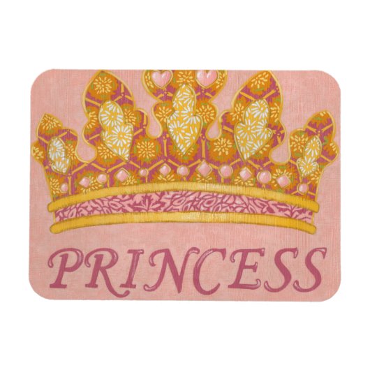 Jeweled Princess Crown door Chariklia Zaris Magneet (Horizontaal)