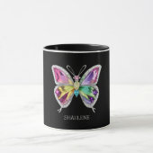 Jeweled Rainbow Crystal Butterfly Mok (Midden)