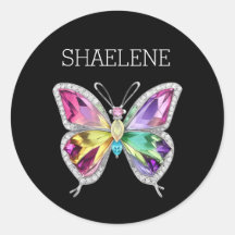 Jeweled Rainbow Crystal Butterfly