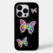 Jeweled Rainbow Crystal Vlinders Case-Mate iPhone Case (Achterkant)
