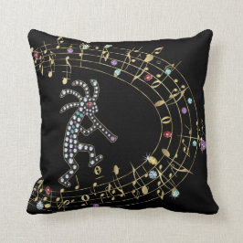 Jeweled Rhinestone Kokopelli Sierkussen