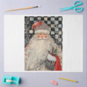 Jeweled Santa Tissuepapier (Craft)