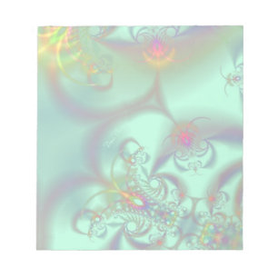 Jeweled Staircase - Abstracte Emerald Kaleidoscope Notitieblok
