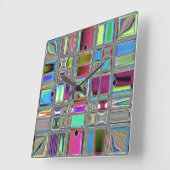 Jewelee Modern Mosaic Art Vierkante Klok (Hoek)