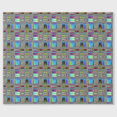 Jewelee Shiney Mosaic Art Cadeaupapier (Vlak)