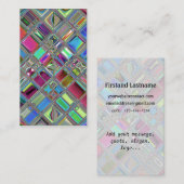 Jewelee Shiney Mosaic Art Visitekaartje (Voorkant / Achterkant)
