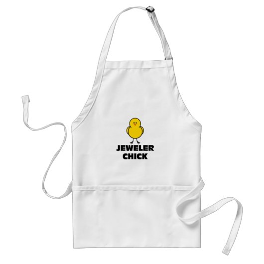 Jeweler Chick Standaard Schort (Voorkant)