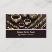 Jeweler Jewelry Design Sales Visitekaartje (Voorkant)
