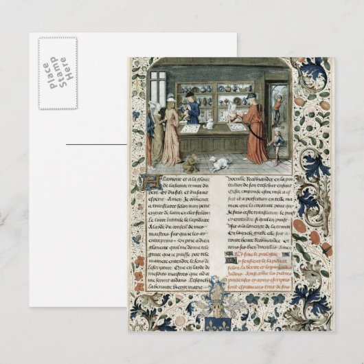 Jeweler's Shop uit Lapidaire de Mandeville Briefkaart (Voorkant / Achterkant)