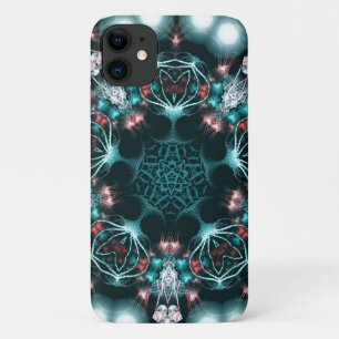 Jewelia: Aqua Green Fractal Jewels Case-Mate iPhone Case