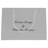 Jewelry Apparel Crafter Artist Custom Bags w Name Groot Cadeauzakje (Voorkant)