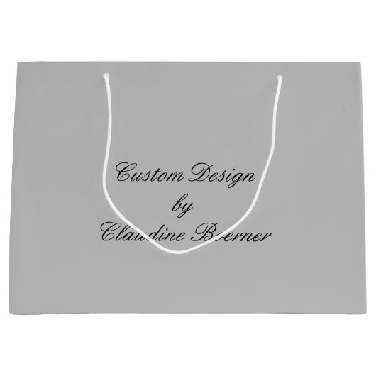 Jewelry Apparel Crafter Artist Custom Bags w Name Groot Cadeauzakje (Voorkant)