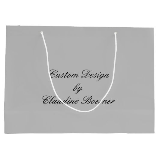 Jewelry Apparel Crafter Artist Custom Bags w Name Groot Cadeauzakje (Achterkant)